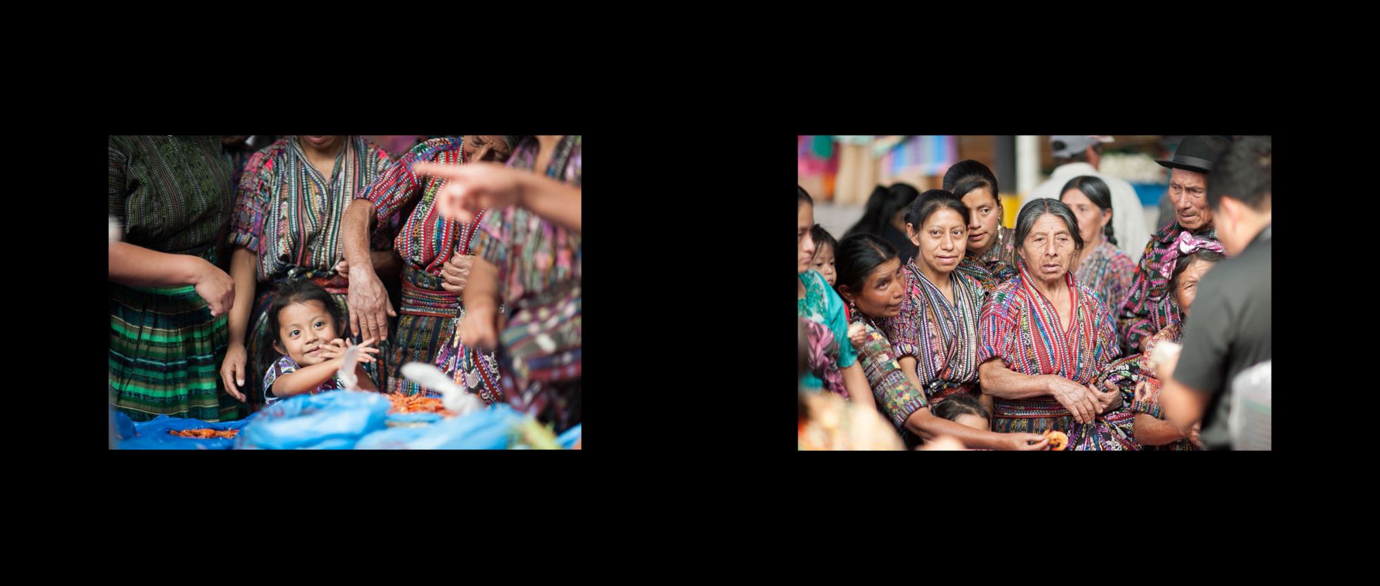 Guatemala Album - Pages 66-67: Women at the market