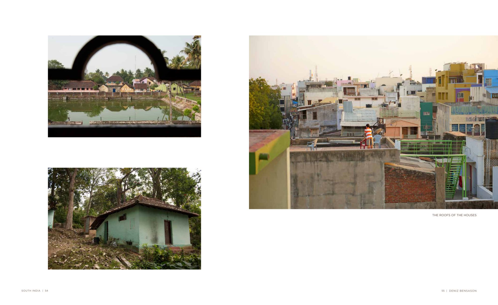 Page 54: A view  of houses /  Page 55: A view of the rooftops
