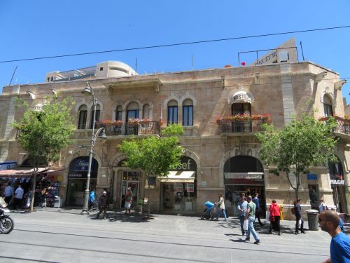 Jerusalem Trail: Modern Businesses, Historic Buildings, Yaffo Street - © Deniz Bensason
