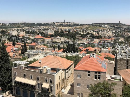 Jerusalem Trail: Northeast: Mount Scopus and Mount of Olives in the background - © Deniz Bensason