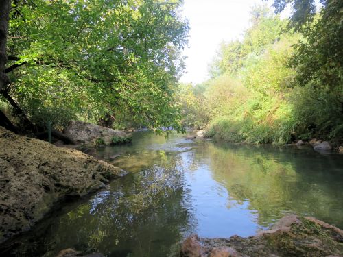 Israel National Trail - Section 01: The Hasbani near the Snir-Bridge