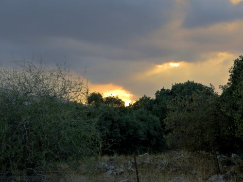 Israel National Trail - Section 02: Sunset in Lebanon