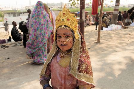 Children of the World: India; Ready for the Kumbhamela Ceremony